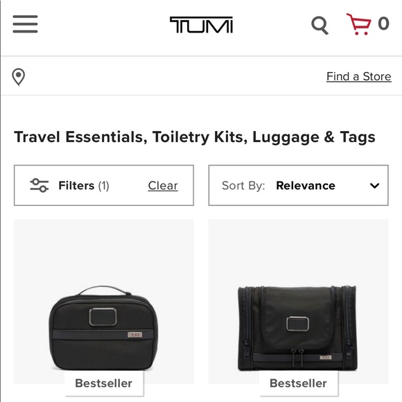 Tumi large hanging travel kit - Picture 3 of 7